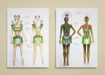 JulicaHennig_Entwürfe_Kostüme_green Imp